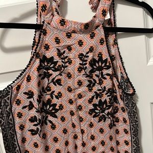 Patterned target top